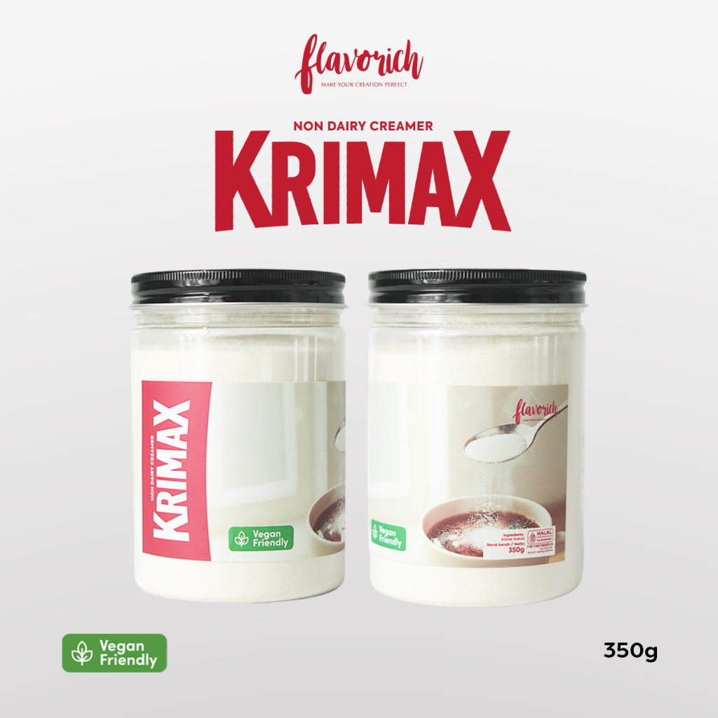Flavorich Krimax non-dairy creamer dalam jar 350 gram
