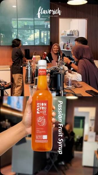 Botol Flavorich Passion Fruit Syrup